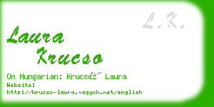 laura krucso business card